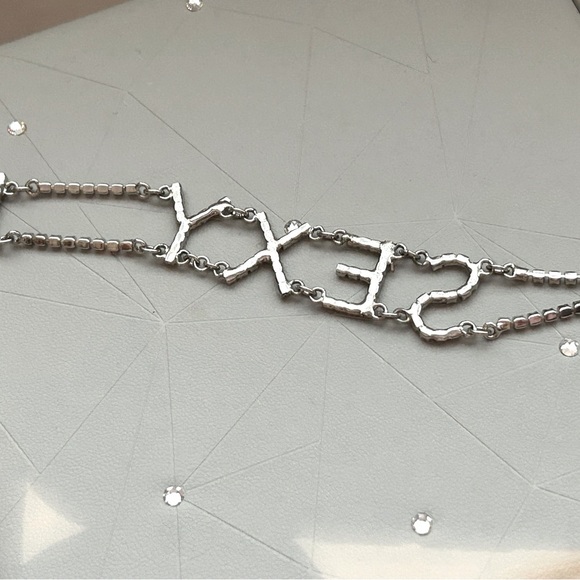 ✨ Silver Crystal “SEXY” Statement Bracelet – Sparkly, Sassy & Ready to Shine! ✨ - Picture 4 of 16